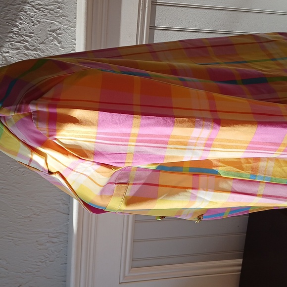 Colorful Plaid Women's Blazer - Picture 2 of 6